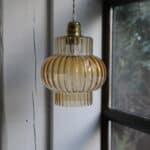 balladeuse vintage verre ambre, ella n°02