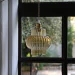 balladeuse vintage verre ambre, ella n°02