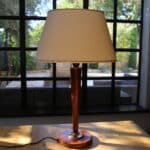 lampe de bureau vintage, style art déco, unilux, 70s
