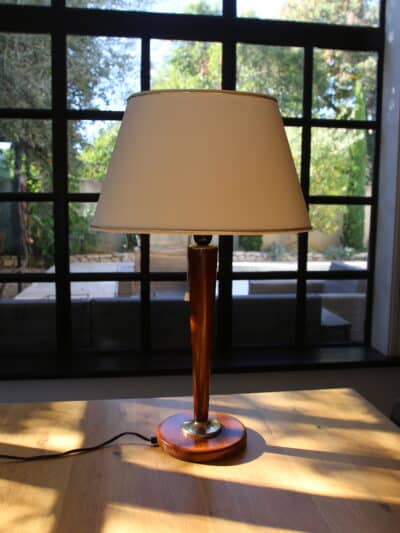 lampe de bureau vintage, style art déco, unilux, 70s