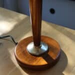 lampe de bureau vintage, style art déco, unilux, 70s