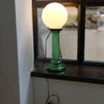 lampe upcyclée opaline, lucie n°12