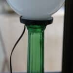 lampe upcyclée opaline, lucie n°12