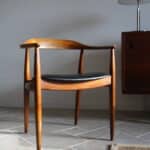 fauteuil danois vintage eilersen, style “kennedy”, années 1960