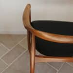fauteuil danois vintage eilersen, style “kennedy”, années 1960