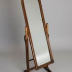 miroir psyché rotin, style riviera bohème, années 60 70, miranda