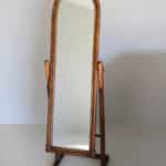 miroir psyché rotin, style riviera bohème, années 60 70, miranda