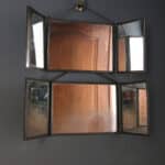 maxence, le miroir triptyque de barbier ancien