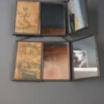 maxence, le miroir triptyque de barbier ancien