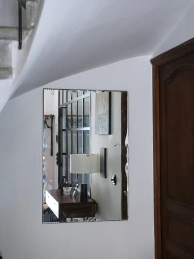 martin, le grand miroir biseauté vintage