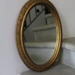 marius, le miroir ovale bois doré ancien (copie)